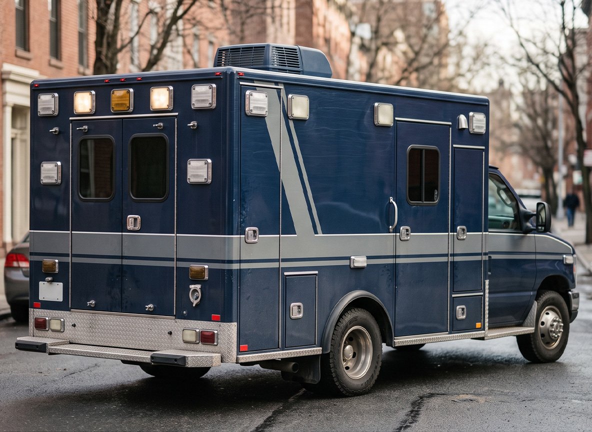 Wheeled Coach ambulance module exterior